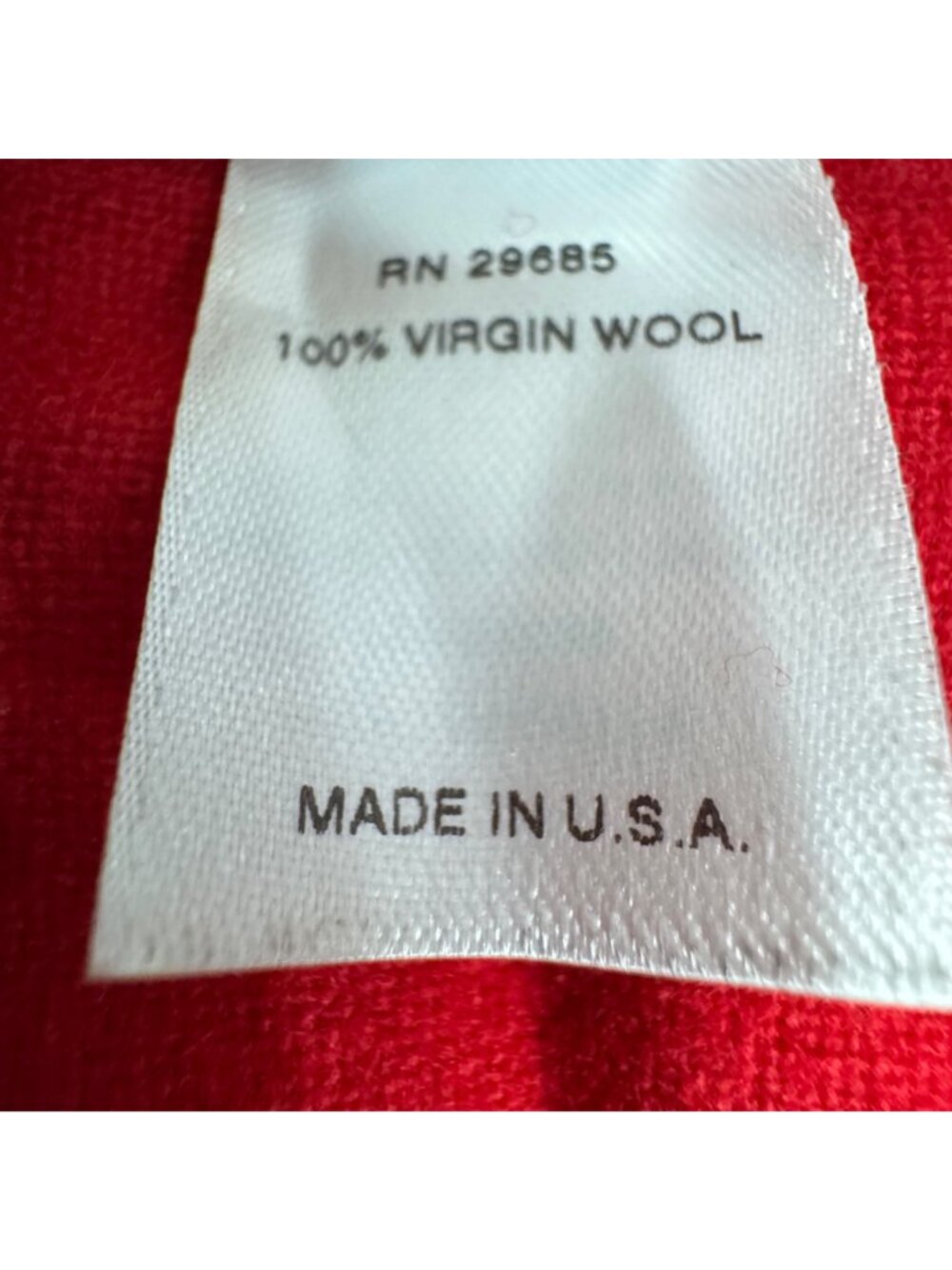 Pendleton Heritage Jacket Women Large Red Wool Limited Edition Made in USA READ - Picture 8 of 13